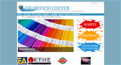 Desktop Screenshot of colorificioedilver.it